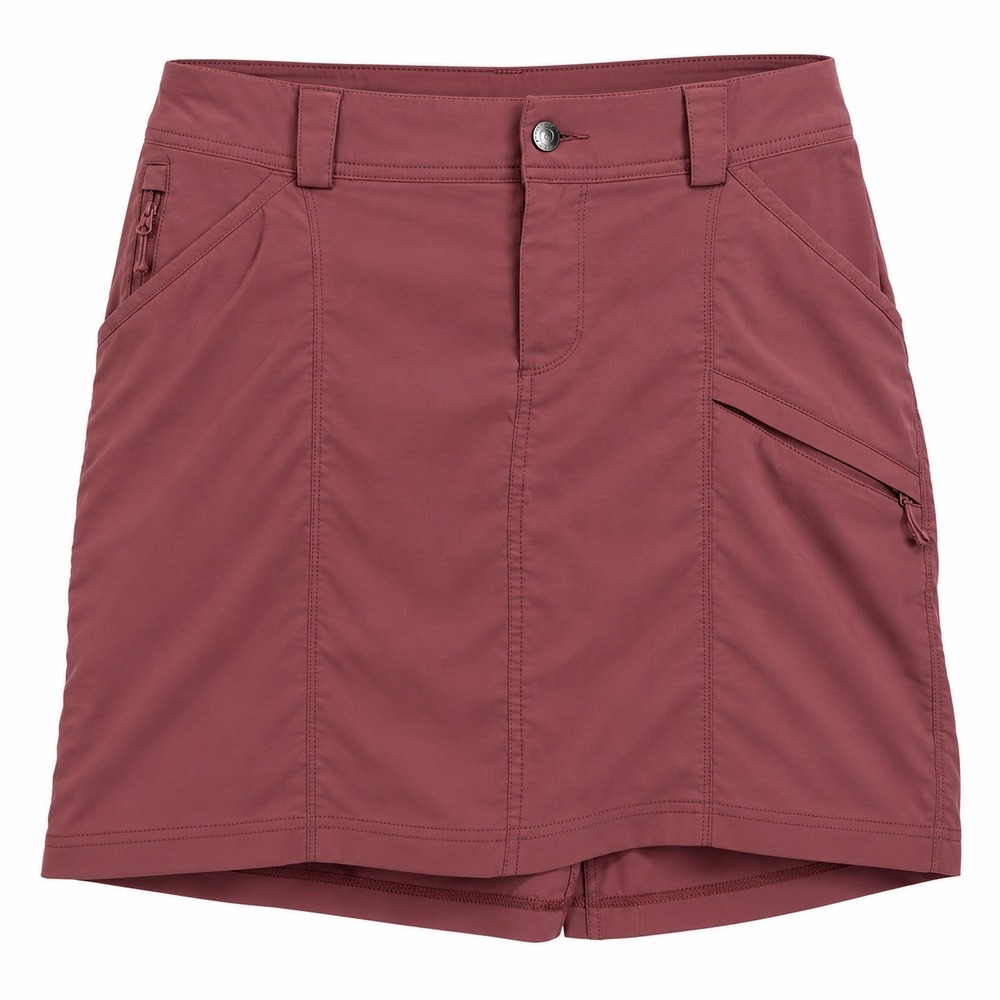 Duluth Trading Co Womens 8 Mauve Pink Dry on the Fly Hiking Skort Pockets